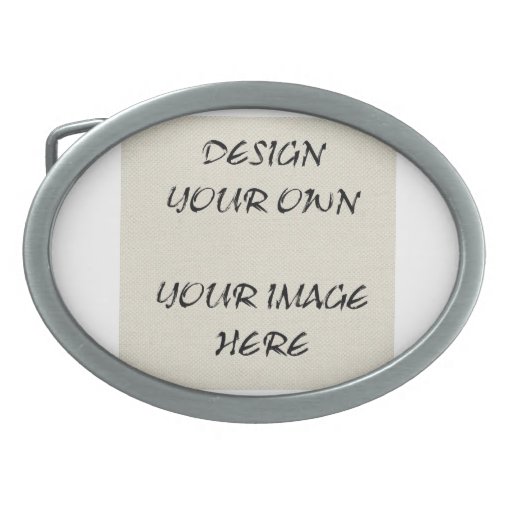 Make Your Own Oval Belt Buckle Zazzle