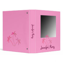 Make Your Own Palm Trees Photo Album Binders