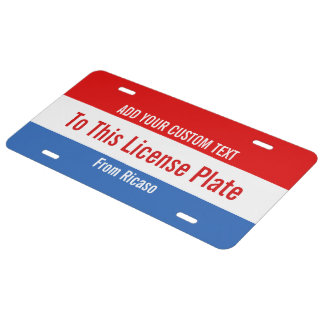 Design Your Own License Plates | Zazzle