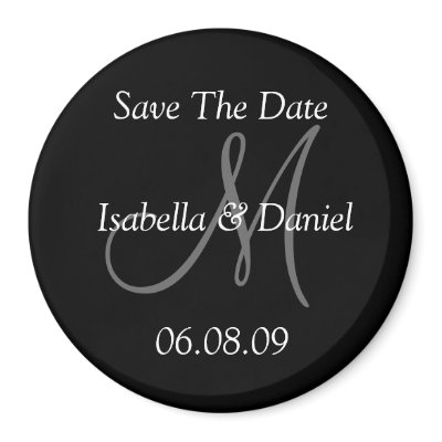 Make Your Own Save The Date Magnet