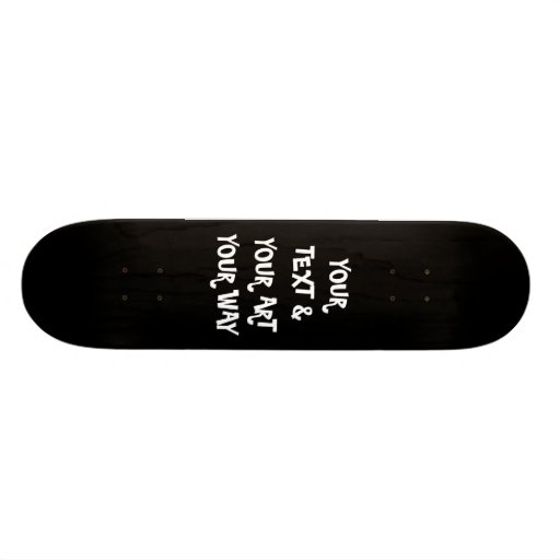 Make Your Own Deck Skateboard Make Your Own Deck Skateboard