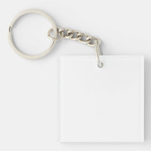 Make Your Own Square Single Sided Acrylic Keychain