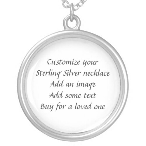 Make your own Sterling Silver Necklace necklace