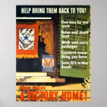 Make Yours A Victory Home! - Vintage WW2 Print