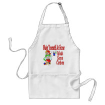Make Yourself At Home Wash Some Clothes aprons by figstreetstudio Make Yourself At Home Wash Some Clothes aprons