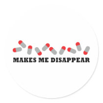 makes me disappear stickers