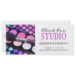 Makeup and Fashion Gift Certificate rack cards