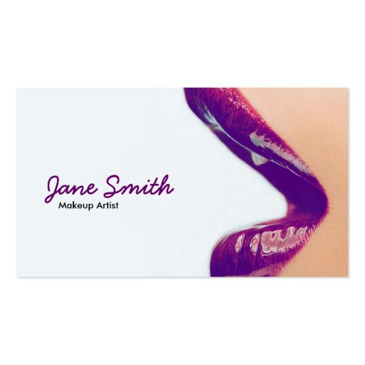 Makeup Artist Business Card (front side)