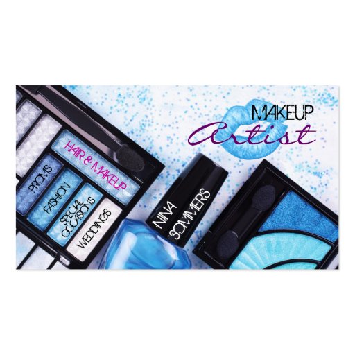 Makeup Artist Business Card (front side)