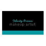 Makeup artist Business Card - teal
