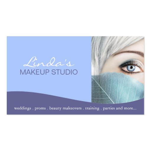 Makeup Artist ~ Business Card Template (front side)