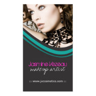Makeup Artist Business Cards profilecard