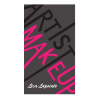 Makeup Artist Business Cards profilecard
