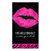 Makeup Artist Business Cards