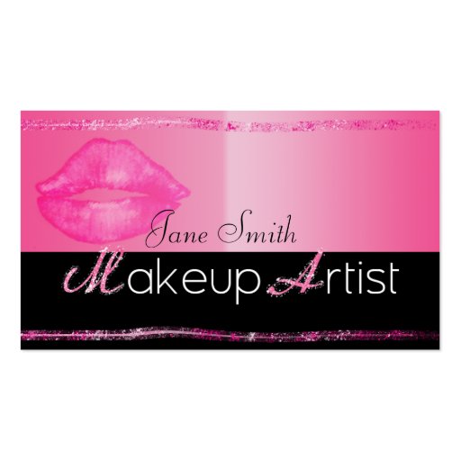makeup artist business cards (front side)