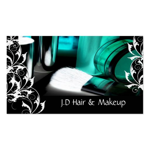 Makeup artist Business Cards (front side)