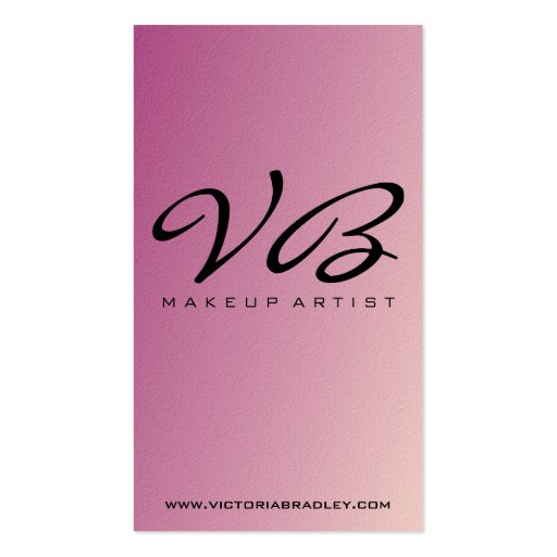 Makeup Artist - Business Cards (front side)