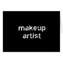 Makeup Artist Greeting Cards