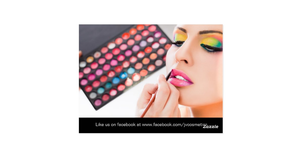 Makeup Artist Comp Card Zazzle