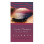 Makeup artist cosmetologist business card