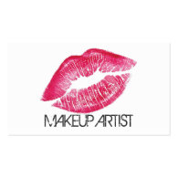 Makeup Artist Cosmetologist Cosmetology Elegant Business Cards