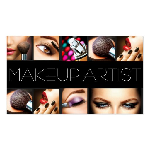 Makeup Artist Cosmetologist Nails Beauty Salon Business Card Templates