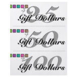 Makeup Artist Gift Certificates Palette Colorful flyers