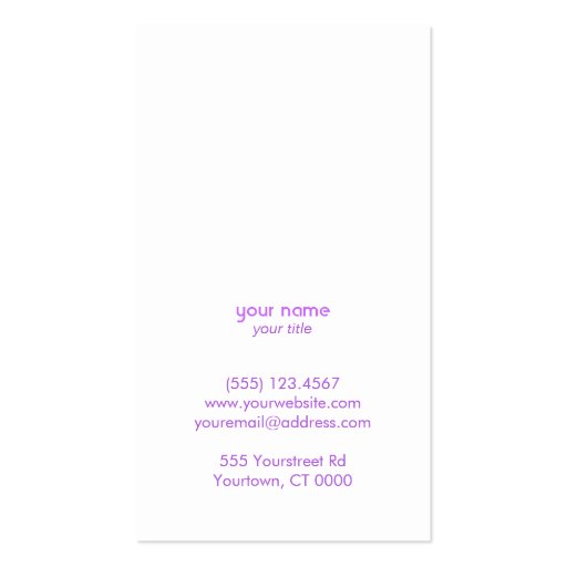 Makeup Artist Hot Pink Sparkly Sequins Girly Business Card Template (back side)