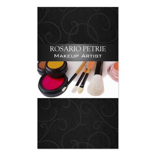 Makeup Artist II Professional Cosmetologist Business Card