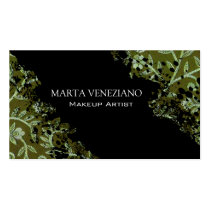 Makeup Artist III Cosmetologist Aztec Curves Business Cards