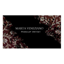 Makeup Artist III Cosmetologist Aztec Curves Business Cards