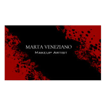 Makeup Artist III Professional Cosmetologist business cards by StylishBusinessCards Makeup Artist III Professional Cosmetologist business cards