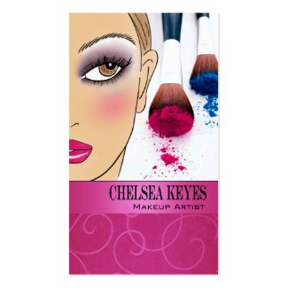 Makeup Artist IV-b Cosmetic Stylist Illustration profilecard