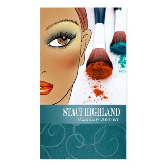 Makeup Artist IV-c Cosmetic Stylist Illustration profilecard