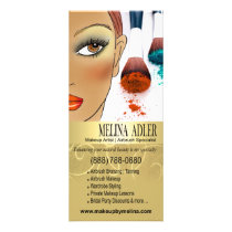 Makeup Artist IV-c Cosmetic Stylist Menu Custom Rack Card