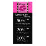 Makeup Artist Marketing Cards Lights Pink Lips Rack Card Design
