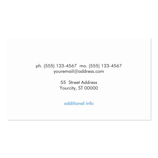 Makeup Artist Modern and Chic Turquoise and Black Business Cards (back side)
