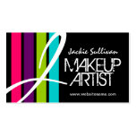 Makeup Artist Monogram Business Cards