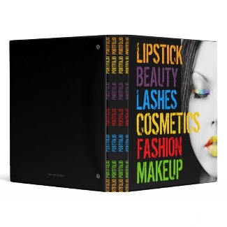 Makeup Artist Portfolio Binder zazzle_binder