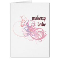 Makeup Babe Greeting Card