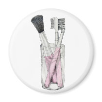 Makeup Brushes Magnet