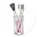 Makeup Brushes Sticker