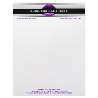 MakeUp Business Letterhead letterhead