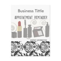 Makeup & Facial Appointment Reminder postcards by 911business Makeup & Facial Appointment Reminder postcards