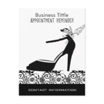 Makeup & Facial  Appointment Reminder postcards