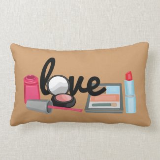 Makeup love Decorative Throw Pillow