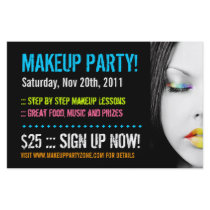 Makeup Party Flyer by colourfuldesigns Makeup Party Flyer