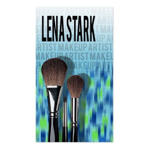 Makeup Pro I - Makeup Artist Cosmetologist Business Card Template