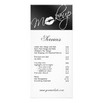 Makeup Rack Card Beauty Cosmetologist Brochure rack cards