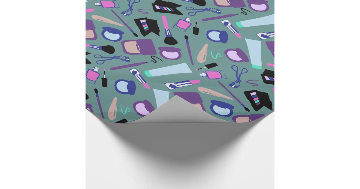 Makeup Wrapping Paper V1 Zazzle
